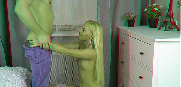  Porn Films 3D - Ass-fuck Angie Koks in pink stockings teen porn